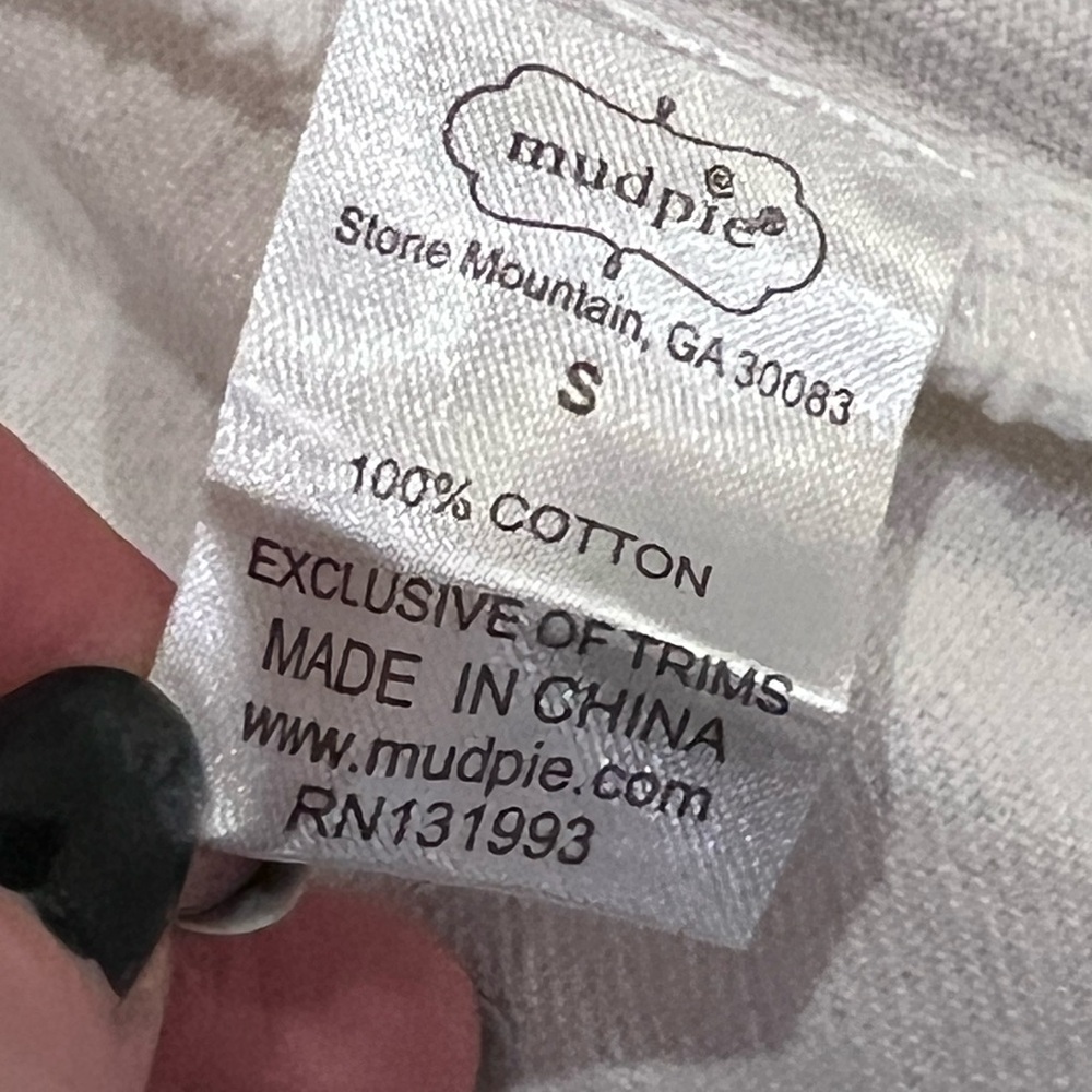 Mud Pie White Jean Jacket - Picture 7 of 11